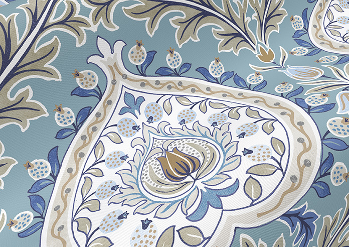 Bywater, Cottage Blue - Roller Blind - Image 4